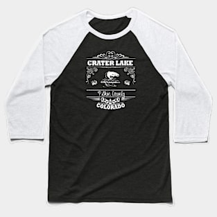 Crater Lake Colorado souvenir travel Baseball T-Shirt